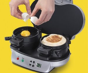 dual breakfast sandwich maker egg