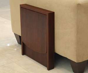 folding end table side table folded
